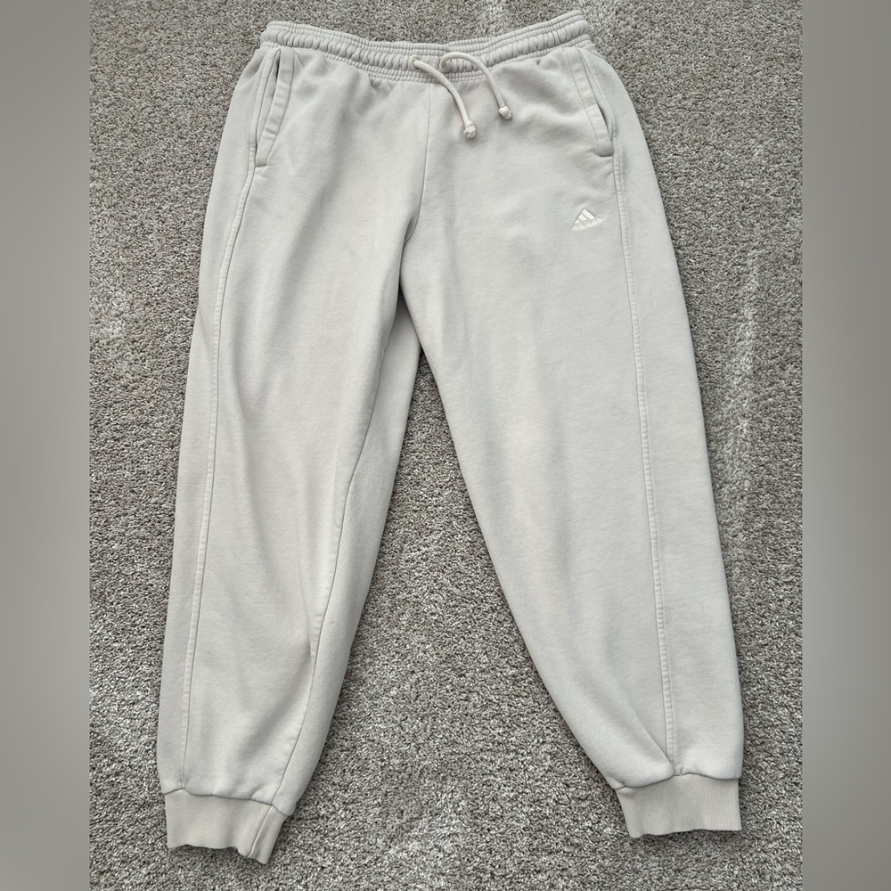 adidas cream Track Pants